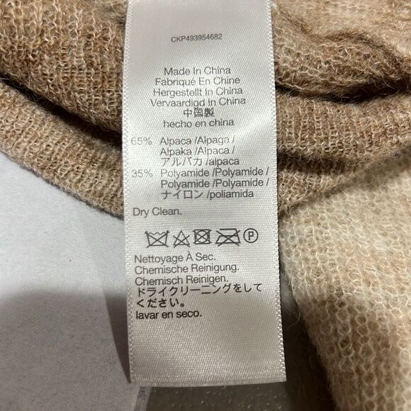 Madewell  ns689 Alpaca-Blend Deep V-Neck Sweater NWOT size small - Picture 8 of 9